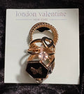 London Valentine Gold Tone Stackable Ring Set