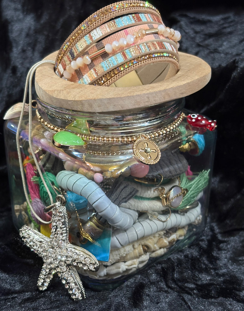 Mini Beach Treasure Jar – Curated Jewelry & Coastal Finds