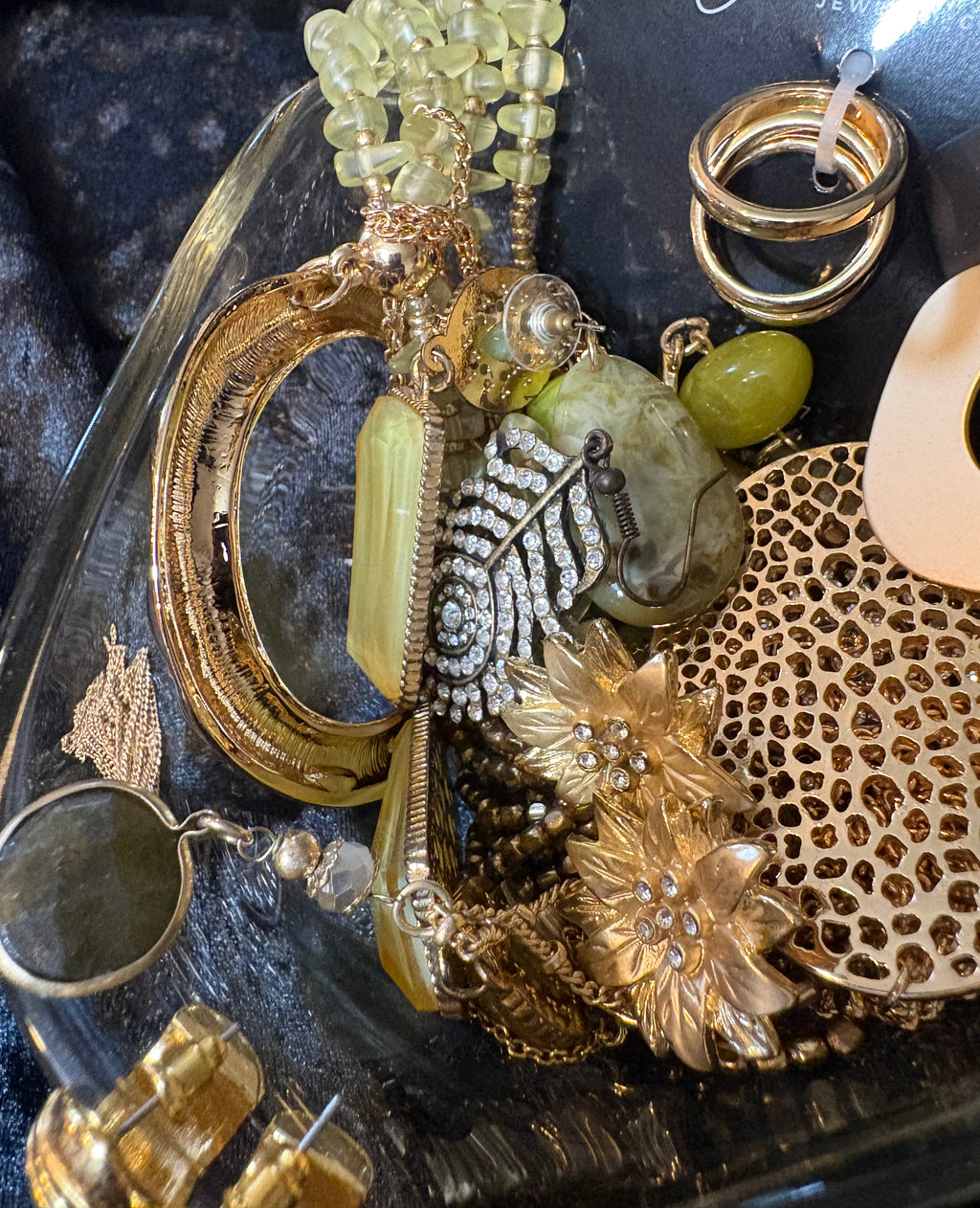 Mini Treasure Jar – Gold & Green