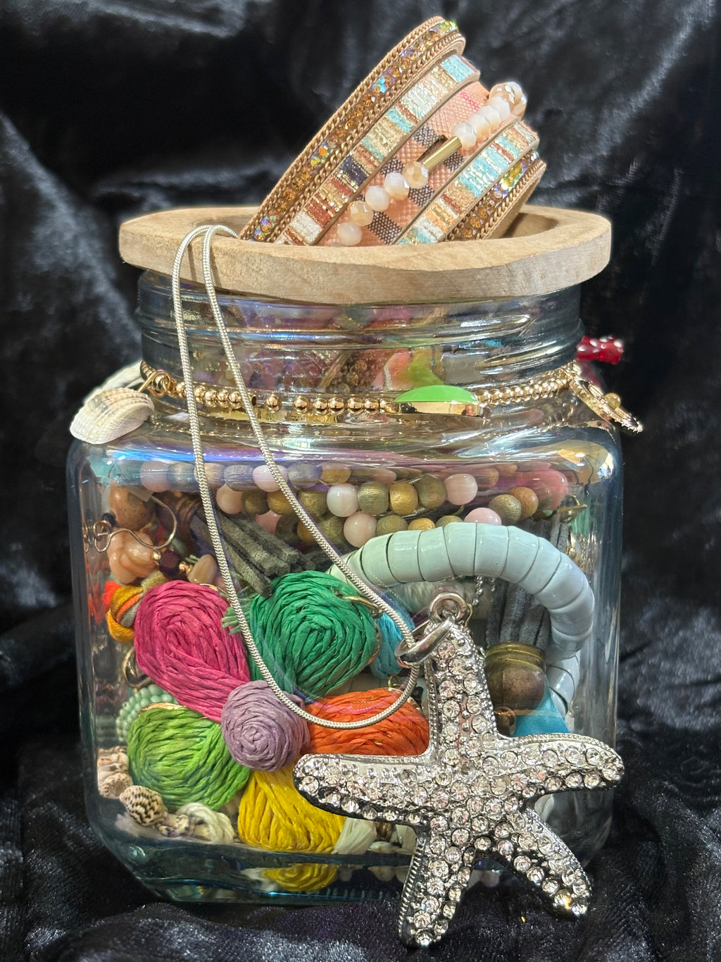 Mini Beach Treasure Jar – Curated Jewelry & Coastal Finds