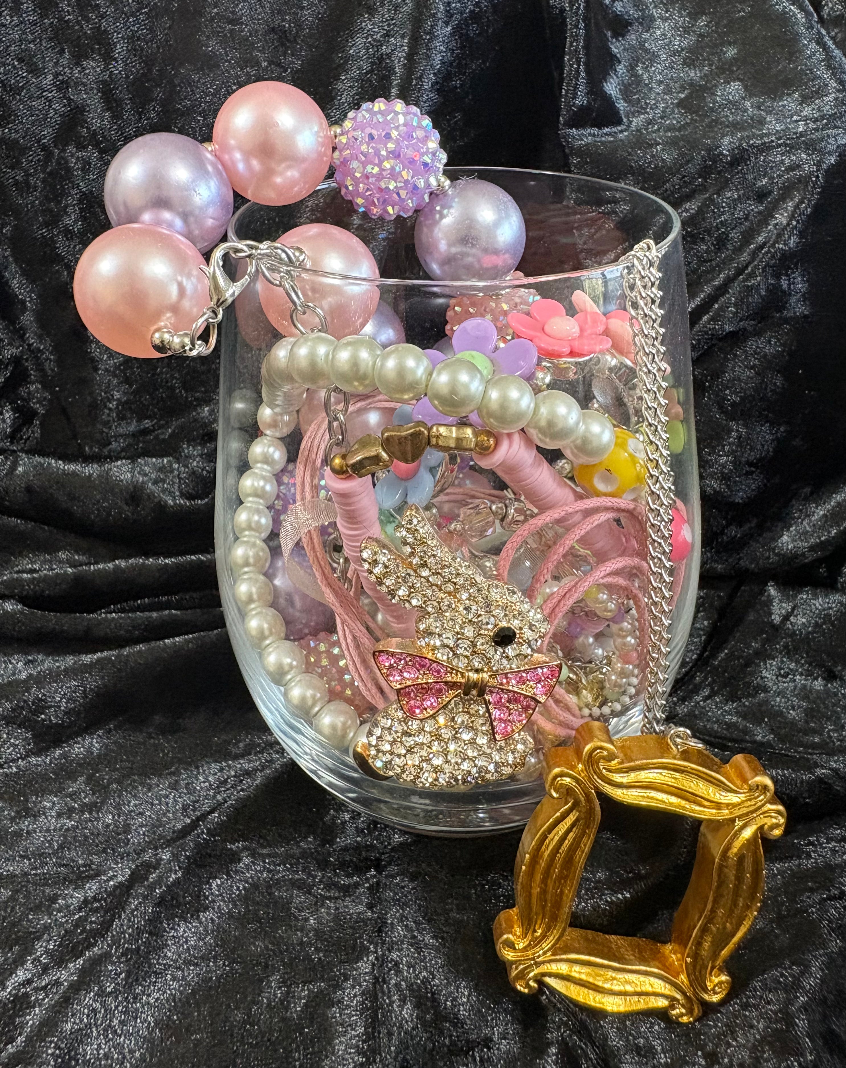 Children’s Treasure Jar – Flowers & Colorful Jewelry