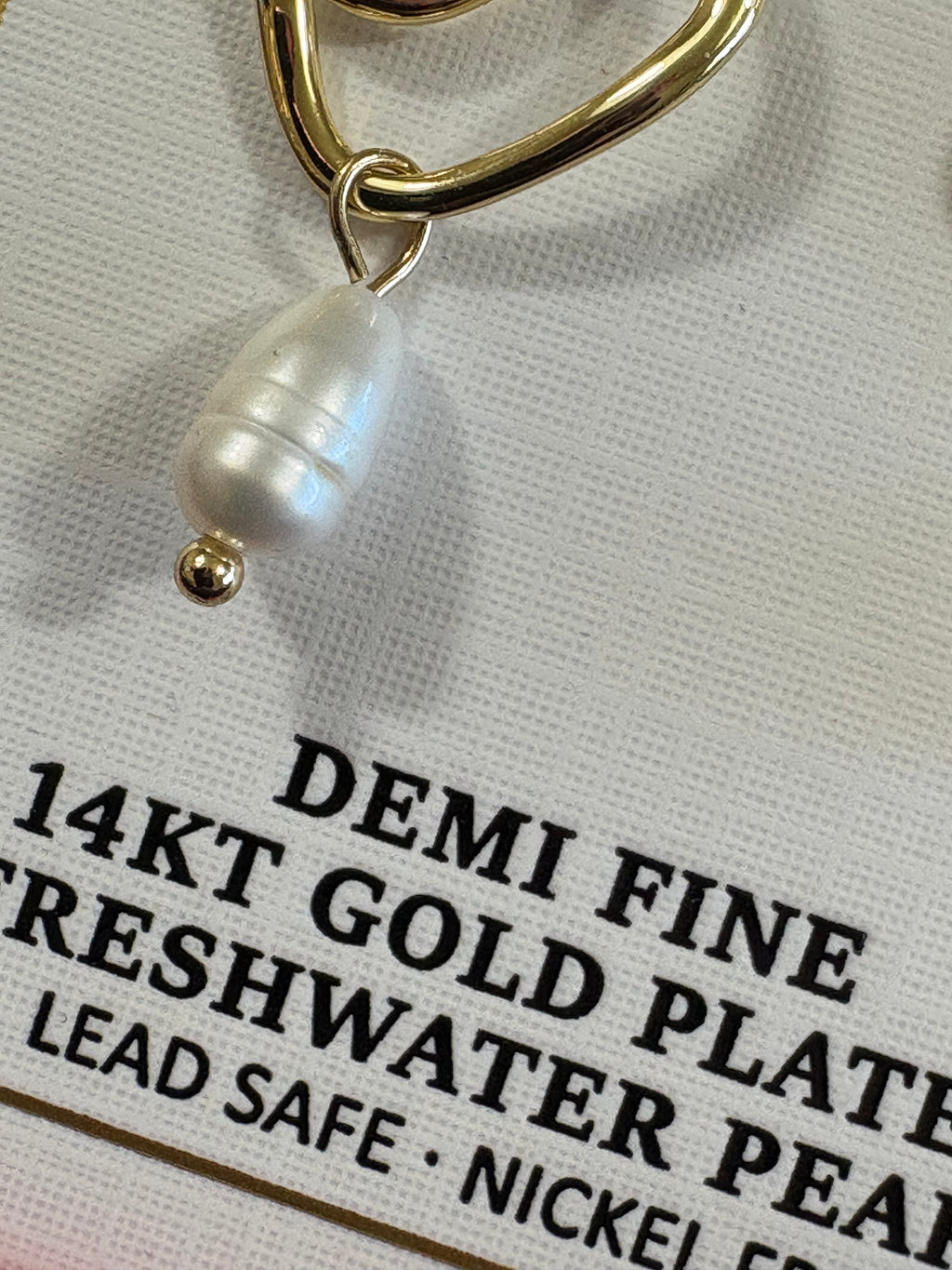 Piper K 14KT Gold-Plated Freshwater Pearl Drop Earrings – New